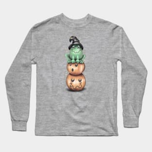 Halloween pumpkin stack Long Sleeve T-Shirt